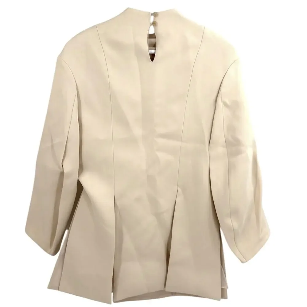 Khaite Mahni Top Bone Size 2